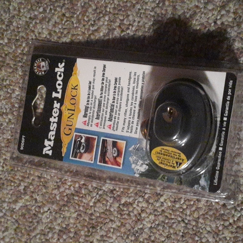 Master Lock Gun Lock & Metal Trigger Lock Set Keyed Safety Bundle - Picture 4 of 5
